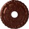 Ekena Millwork Kendall Train Station Medallion (Canopies up to 3 7/8"), 18 1/2"OD x 3 7/8"ID x 1"P, Antique Copper CM18KDACS - alternate 1